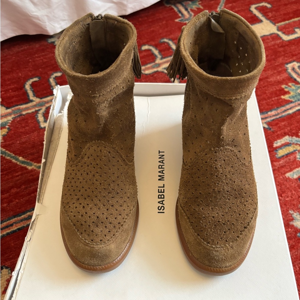 Isabel Marant Basley suede ankle boot size 37